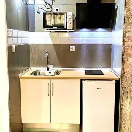 L1 Estudio Nuevo! Al Lado Del Metro En Sants Barcelona